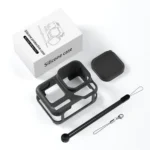 For Insta360 Ace Pro 2 Silicone Protective Case with Wrist Strap & Lens Cover - Image 9
