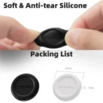 For Insta360 GO 3S Sunnylife 2pcs Black and White Scratch-resistant Lens Protective Cap - Image 5