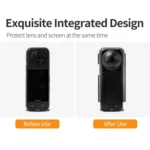 For Insta360 X4 Sunnylife Integrated Lens Screen Camera Cover Protector Screen Protective Case - Image 5