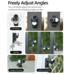 For Insta360 GO3 / GO 3S Sunnylife 360 Rotation Foldable Magnetic Mount - Image 4