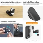 For Insta360 GO3 / GO 3S Sunnylife 360 Rotation Foldable Magnetic Mount - Image 6