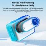For Insta360 GO 3S Camera Charging Case Silicone Case with Lens Cap & Strap - Image 4