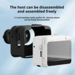 For Insta360 GO 3S Camera Charging Case Silicone Case with Lens Cap & Strap - Image 6