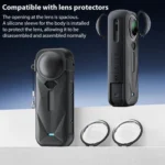 For Insta360 X5 Camera Body Cover Silicone Case with Lens Cover - Image 4