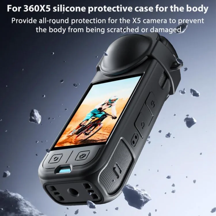 DCA2757B_6.webp For Insta360 X5 Camera Body Cover Silicone Case with Lens Cover - Image 7