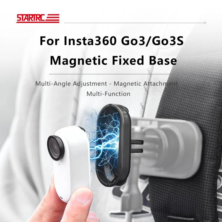 DCA2780B_4.webp For Insta360 GO 3S / GO 3 STARTRC Quick Release Expansion Adapter Magnetic Fixed Base Mount - Image 5