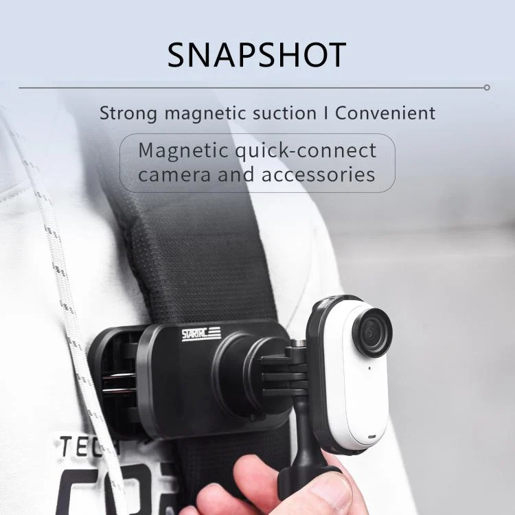 DCA2780B_5.webp For Insta360 GO 3S / GO 3 STARTRC Quick Release Expansion Adapter Magnetic Fixed Base Mount - Image 6