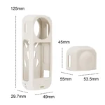 For Insta360 X5 STARTRC Silicone Protective Cover with Lens Cover - Image 2
