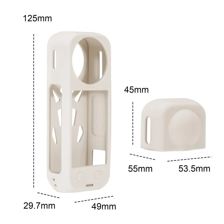 DCA2785_B1.webp For Insta360 X5 STARTRC Silicone Protective Cover with Lens Cover - Image 2
