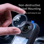 For insta360 X5 STARTRC Swivel Protective Lens Guad Glass Lens Cover - Image 5