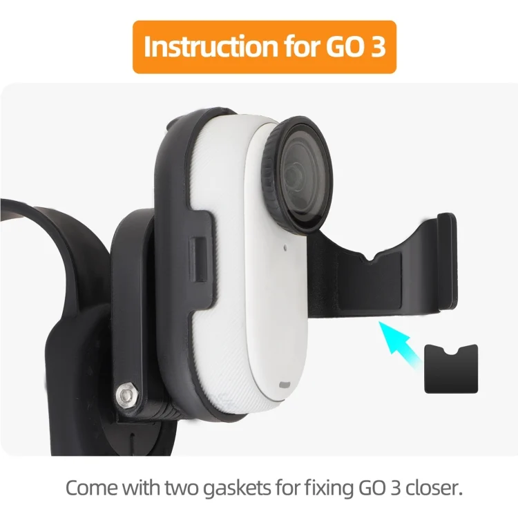 DCA2878B_11.webp For Insta360 GO 3S / GO 3 Sunnylife Camera Strap Magnetic Mount Drone Mount Silicone Wristband Backpack Stripe - Image 12