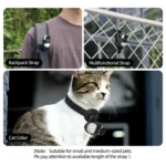 For Insta360 GO 3S / GO 3 Sunnylife Camera Strap Magnetic Mount Drone Mount Silicone Wristband Backpack Stripe - Image 6