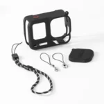 For Insta360 Ace Pro 2 STARTRC Body Silicone Case with Lens Cap & Lanyard - Image 2