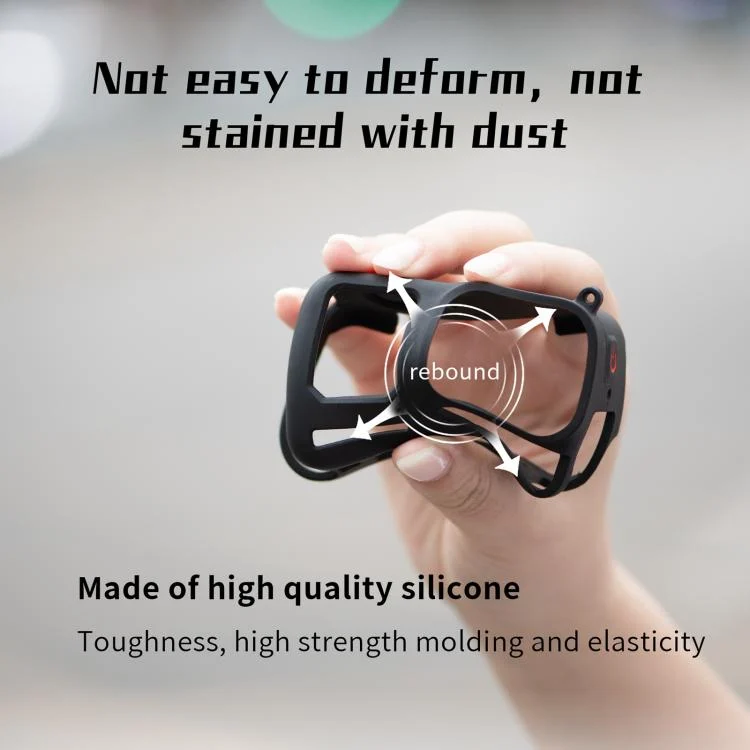 DCA2879B_7.webp For Insta360 Ace Pro 2 STARTRC Body Silicone Case with Lens Cap & Lanyard - Image 8