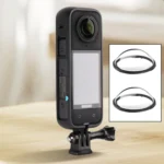 For Insta360 X4 PC Plastic Protective Frame with PC Lens Cover Guard - Image 2