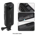 For Insta360 X4 PC Plastic Protective Frame with PC Lens Cover Guard - Image 4