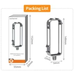 For Insta360 X4 Sunnylife Metal Protective Cage Rig with Cold Shoe Bases & Tripod Adapter - Image 11
