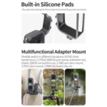 For Insta360 X4 Sunnylife Metal Protective Cage Rig with Cold Shoe Bases & Tripod Adapter - Image 9
