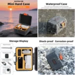 For Insta360 GO Ultra Sunnylife Mini Travel Box Waterproof Carrying Box Shock-proof Hard Shell - Image 4