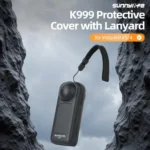 For Insta360 X5 / X4 Sunnylife Integrated Lens Screen Protective Cover Camera Case with Strap - Image 3