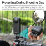 For Insta360 X5 / X4 Sunnylife Integrated Lens Screen Protective Cover Camera Case with Strap - Image 5