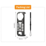 For Insta360 X4 Sunnylife Graphene Case High Thermal Conductivity Protective Case with Hand Strap - Image 11