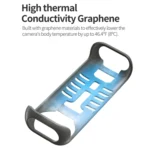 For Insta360 X4 Sunnylife Graphene Case High Thermal Conductivity Protective Case with Hand Strap - Image 3