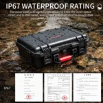 For Insta360 X4 STARTRC Waterproof EVA ABS Dual-layer Suitcase Storage Box - Image 4