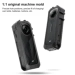 For Insta360 X5 Cold Shoe Carbon Fiber Texture ABS Plastic Protective Frame - Image 7