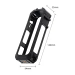For Insta360 X5 Cold Shoe Carbon Fiber Texture ABS Plastic Protective Frame - Image 8
