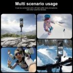 For Insta360 X4 Aluminum Alloy Metal Protective Cage Housing Frame - Image 8