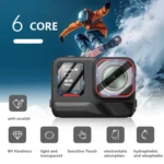 For Insta360 Ace Pro 2 STARTRC 2 Sets 3 in 1 Rear & Front  Screen + Lens Tempered Glass Film - Image 5