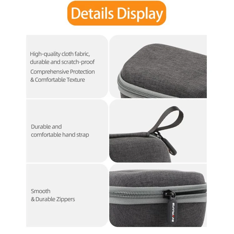 DCA4872B_8.webp For Insta360 GO Ultra Sunnylife Standard Portable Protective Box Storage Bag - Image 9