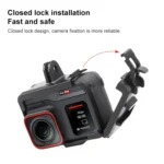 For Insta360 Ace / Ace Pro PC Cage Expansion Adapter Frame with Dual Cold Shoe Bases - Image 4
