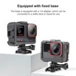 For Insta360 Ace / Ace Pro PC Cage Expansion Adapter Frame with Dual Cold Shoe Bases - Image 7