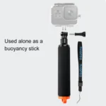 Shutter Trigger + Floating Hand Grip Diving Buoyancy Stick with Adjustable Anti-lost Strap & Screw & Wrench for GoPro HERO8 Black - Image 7