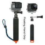 Shutter Trigger + Dome Port Lens Transparent Cover + Floating Hand Grip Diving Buoyancy Stick with Adjustable Anti-lost Strap & Screw & Wrench for GoPro HERO7 /6 /5 - Image 5