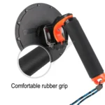 Shutter Trigger + Dome Port Lens Transparent Cover + Floating Hand Grip Diving Buoyancy Stick with Adjustable Anti-lost Strap & Screw & Wrench for GoPro HERO7 /6 /5 - Image 7