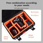 STARTRC Waterproof PP Suitcase Storage Box for Canon / Fujifilm / Nikon 1 Camera 2 Lenses - Image 7