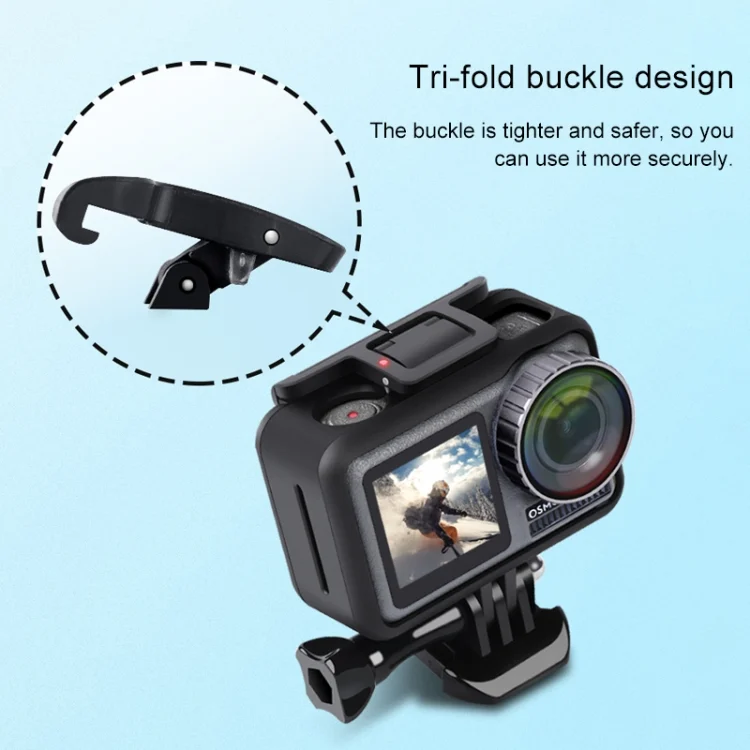 DCA6906_6.webp Sports Camera PC+ABS Shockproof Protective Case for DJI Osmo Action 1 - Image 7