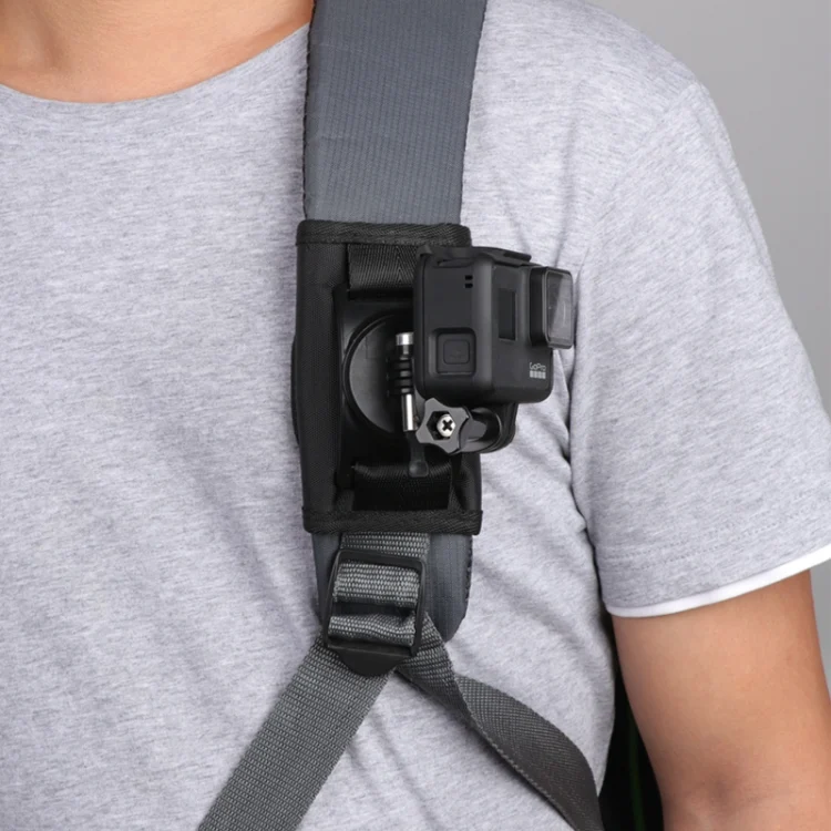 DCA6907_9.webp Hook and Loop Fastener Backpack Rec-Mounts Clip Clamp Mount with Screw for GoPro, Insta360, DJI and Other Action Cameras - Image 10
