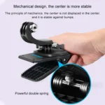 RUIGPRO 360 Degree Rotation J-Type Backpack Rec-Mounts Clip Clamp Mount with Screw for GoPro HERO9 Black / HERO8 Black /HERO7 /6 /5, DJI Osmo Action, Xiaoyi and Other Action Cameras - Image 5