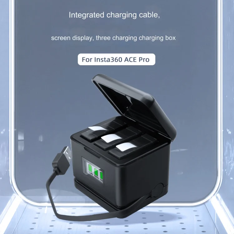 DCA7840B_1.webp For Insta360 Ace Pro / Ace Tri-Battery Charging Box Case - Image 2