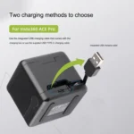For Insta360 Ace Pro / Ace Tri-Battery Charging Box Case - Image 6