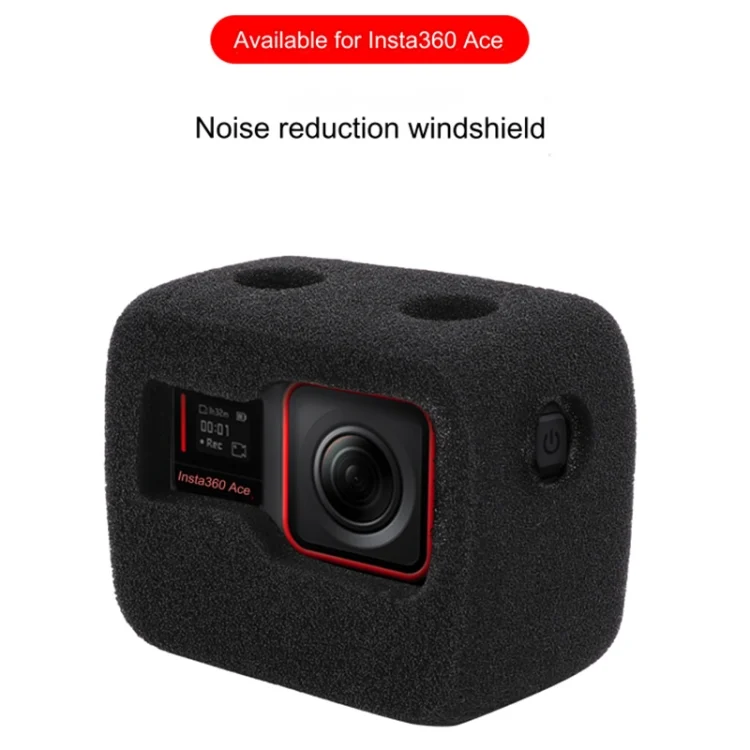 DCA7850B_1.webp For Insta360 Ace Sponge Foam Windshield Housing Case - Image 2