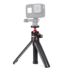 RUIGPRO Multi-functional Foldable Tripod Holder Selfie Monopod Stick with Ball Head for GoPro, Insta360, DJI and Other Action Cameras
