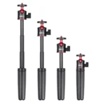 RUIGPRO Multi-functional Foldable Tripod Holder Selfie Monopod Stick with Ball Head for GoPro, Insta360, DJI and Other Action Cameras - Image 3