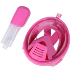 Kids Diving Equipment Full Face Design Snorkel Mask for GoPro, Insta360, DJI and Other Action Cameras - Image 4