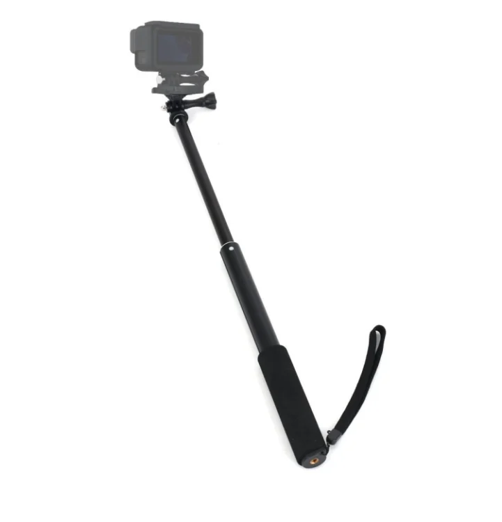 DLP1234B_1.webp Universal Aluminum Alloy Selfie Stick with Adapter, Length: 25-75cm - Image 2