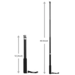 Universal Aluminum Alloy Selfie Stick with Adapter, Length: 25-75cm - Image 4